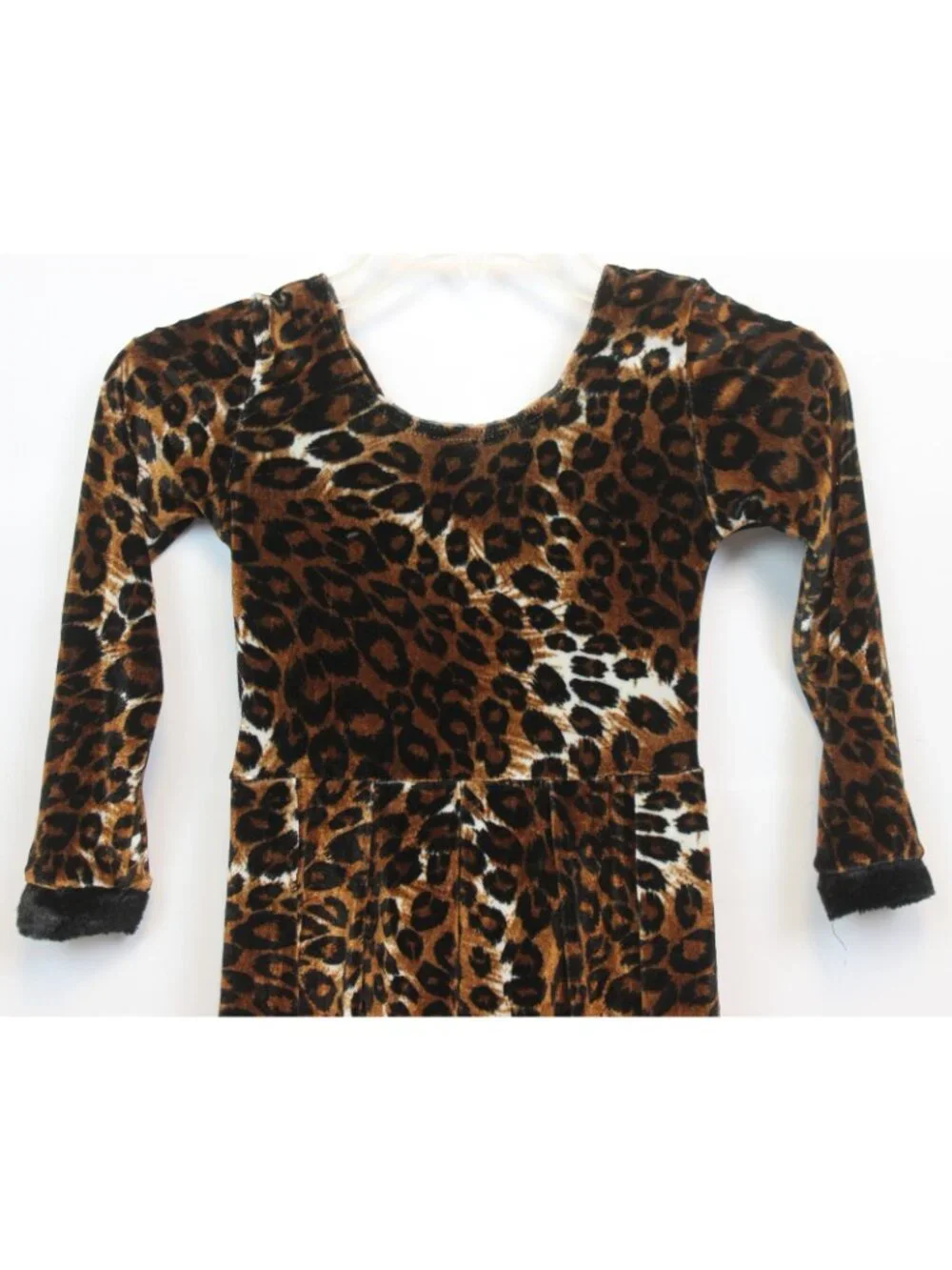 Leopard Cat Costume Dress Cheetah Girls sz 4 5 6 Headband Ears Tail Pretend Play
